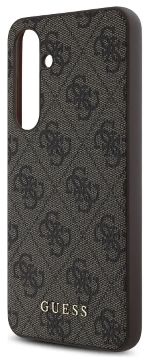 GUESS S24 FE Serie Hardcase Telefoonhoesje - Bruin Metallic