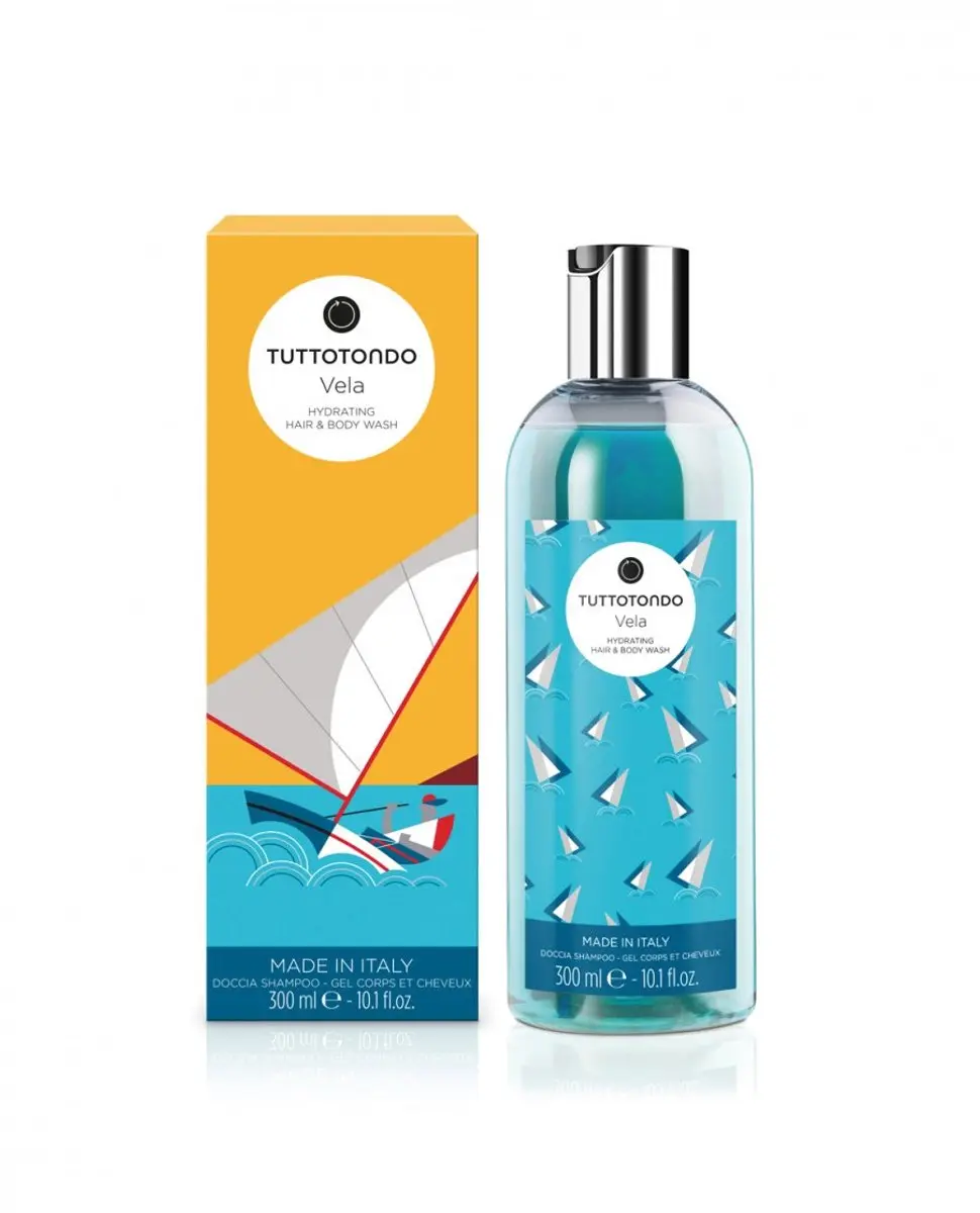 Tuttotondo Vela Hydrating Hair & Body Wash 300ml