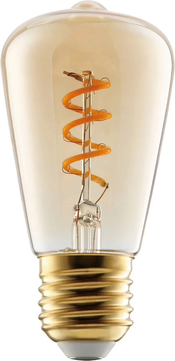 Eglo LED Lamp E27 Amber 2000K - Ø4,8cm - Dimbaar