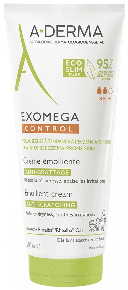 A-Derma Exomega Control Jeukwerende Crème 200ml
