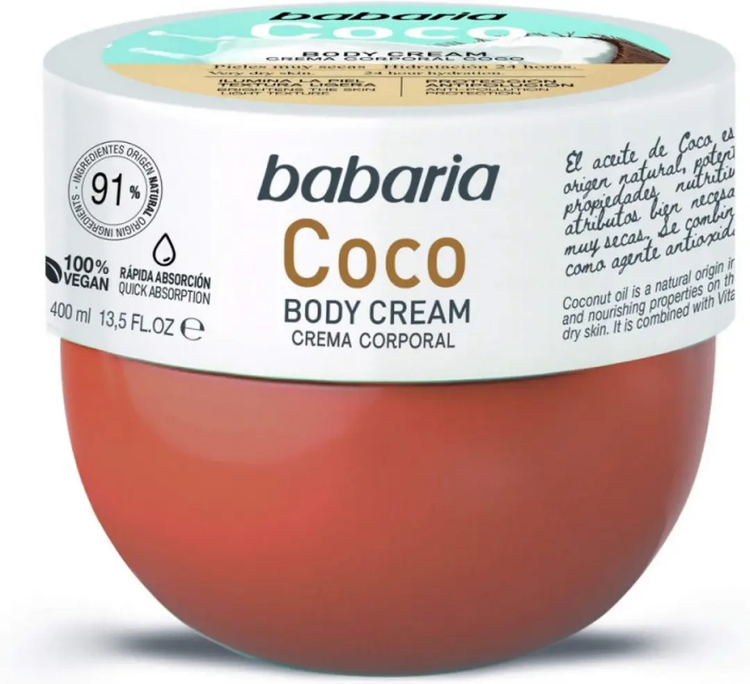 Babaria Kokosnoot Lichaamscrème 400ml
