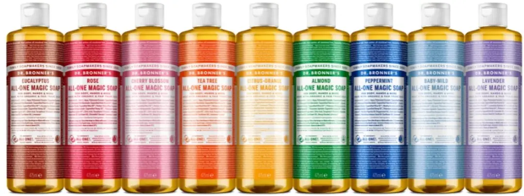 Dr. Bronner's Vloeibare Zeep Peppermint 475ml