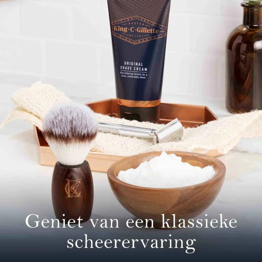 King C. Gillette Scheercrème 175ml - 6 Stuks