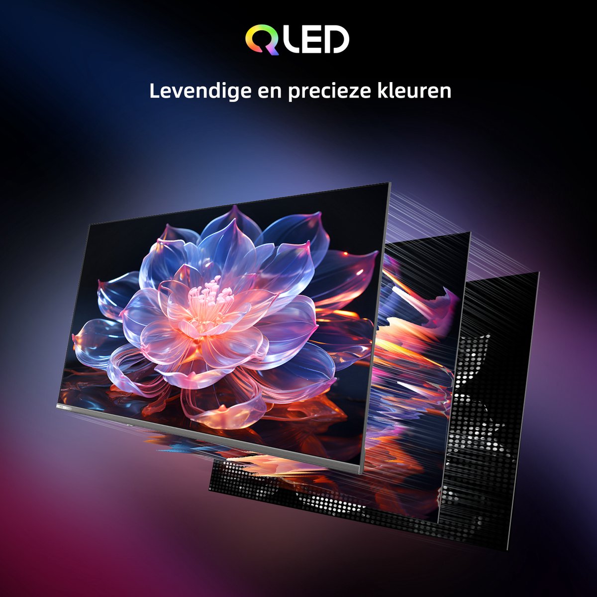 CHiQ L43QST - Smart TV 43 Inch - QLED Pro Google TV - Full HD - Randloos Metal Design - Dolby Audio - 2025 Nieuw