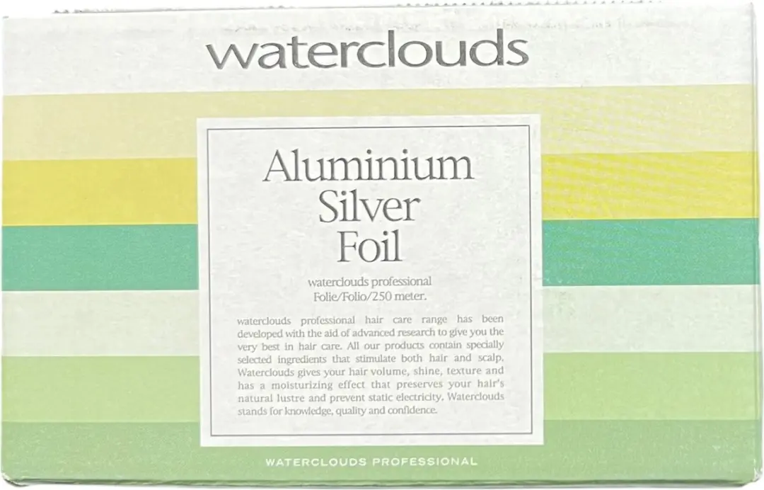 Waterclouds Aluminiumfolie 250m x 12cm - Zilver
