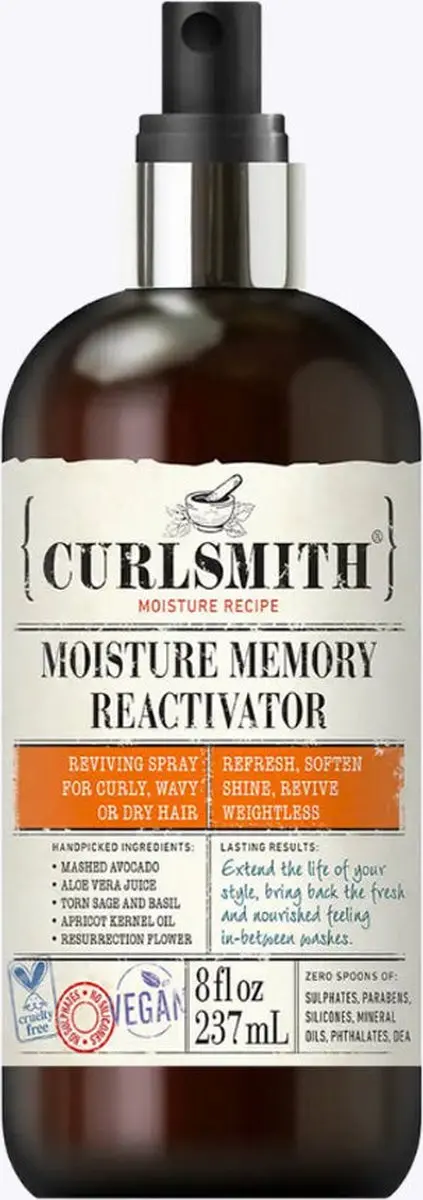 Curlsmith Moisture Memory Reactivator Leave-in Spray 237ml