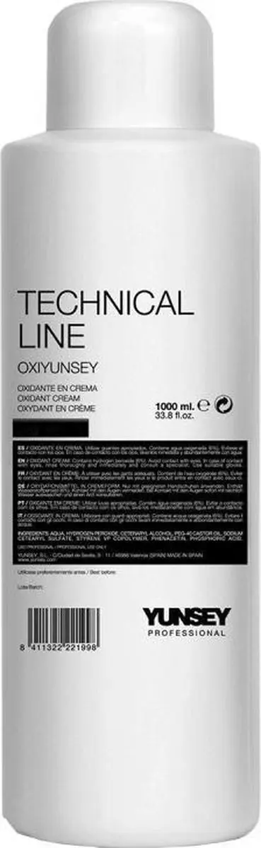 Yunsei Technical Line Oxiyunsey Oxidant 30 vol. 9% 1000ml
