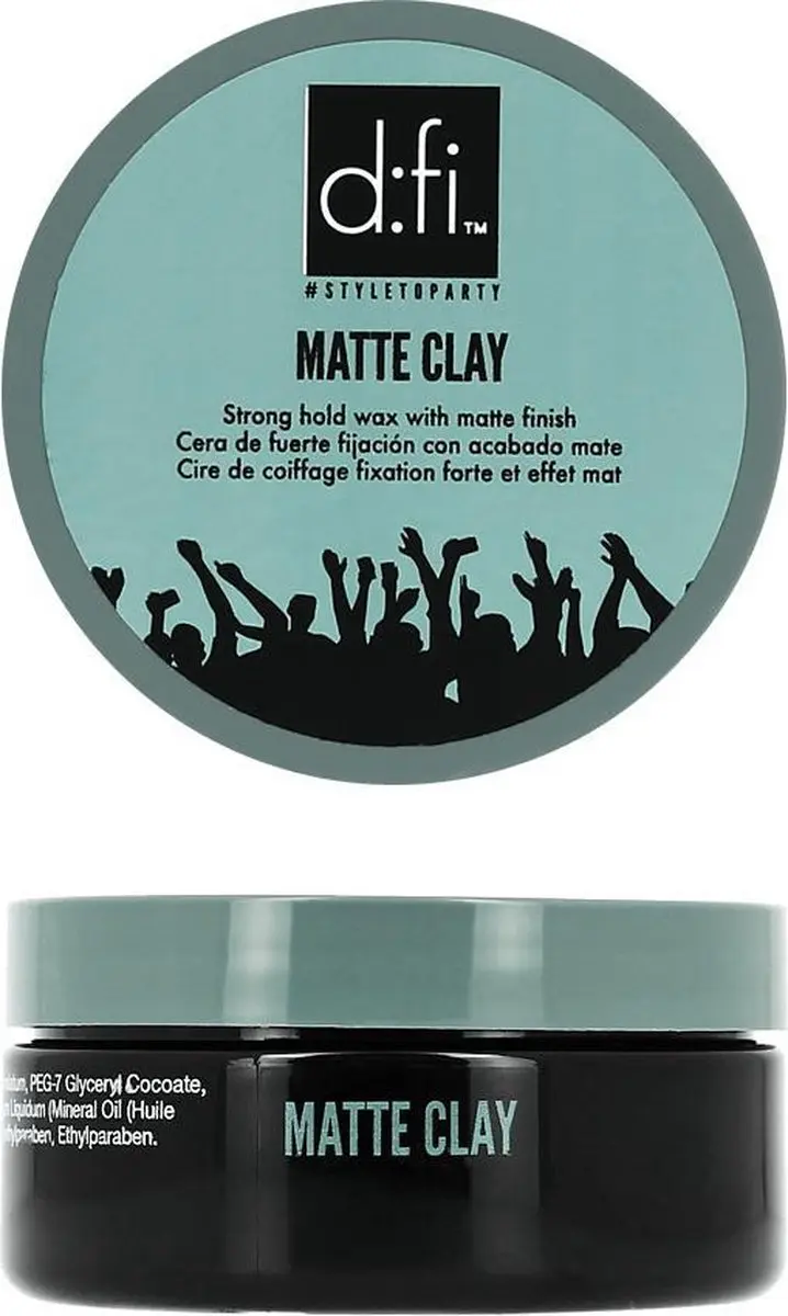 D:fi Matte Clay Strong Hold Wax 75g