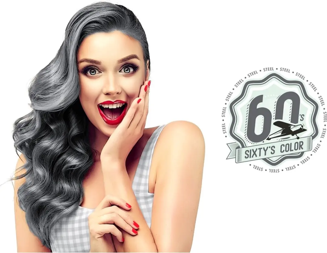 Hairgum Sixty's Color Staal - Paars 60ml