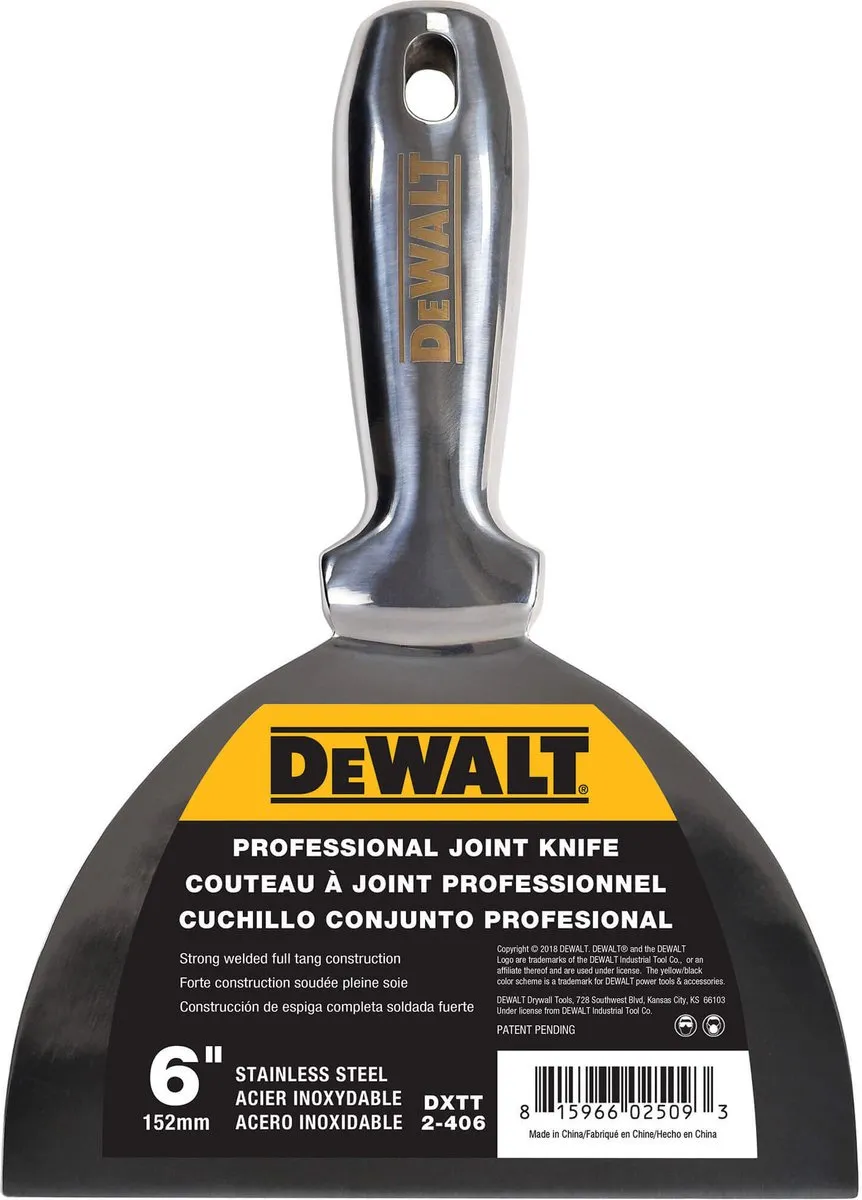 DeWalt Plamuurmes 152,4mm