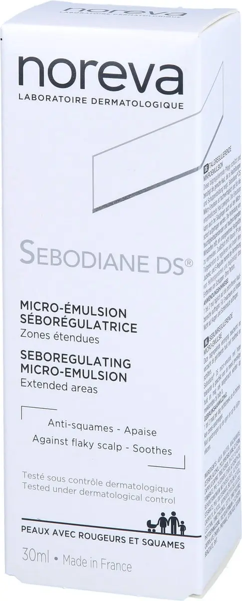 NOREVA Sebodiane DS Micro-Emulsie Dagcrème 30ml - 30 Stuks