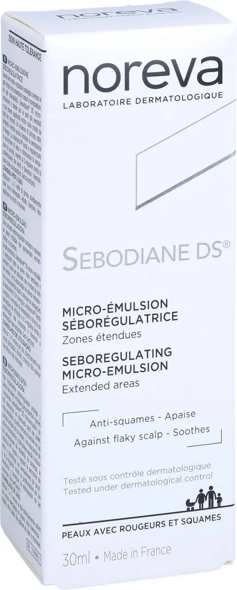 NOREVA Sebodiane DS Micro-Emulsie Dagcrème 30ml - 30 Stuks