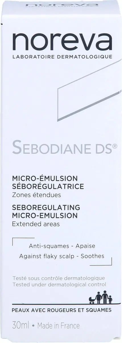 NOREVA Sebodiane DS Micro-Emulsie Dagcrème 30ml - 30 Stuks