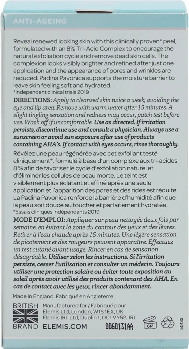Elemis Pro-Collagen Tri-Acid Peel 30ml - afbeelding 6 van 6