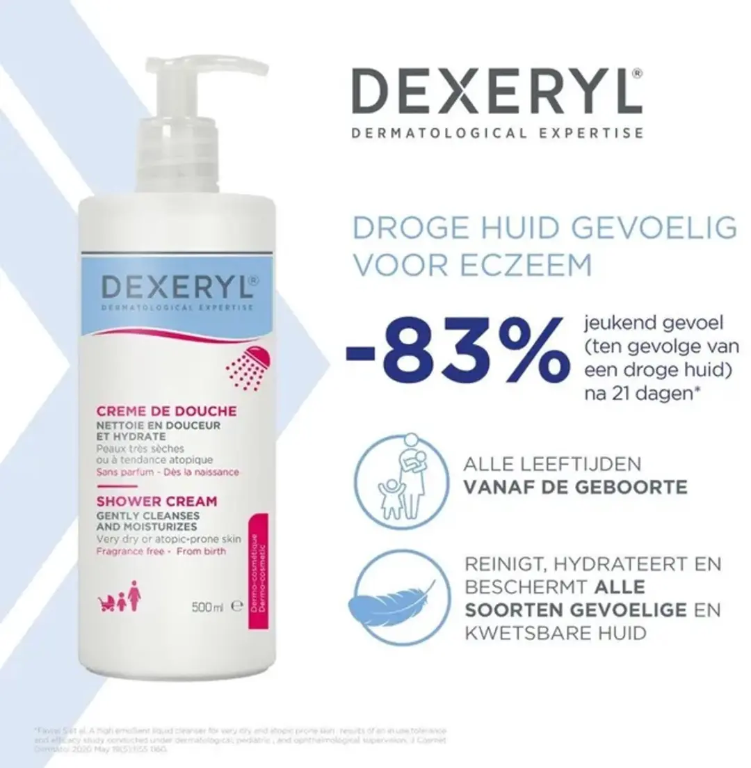 Dexeryl Douchecrème 500ml