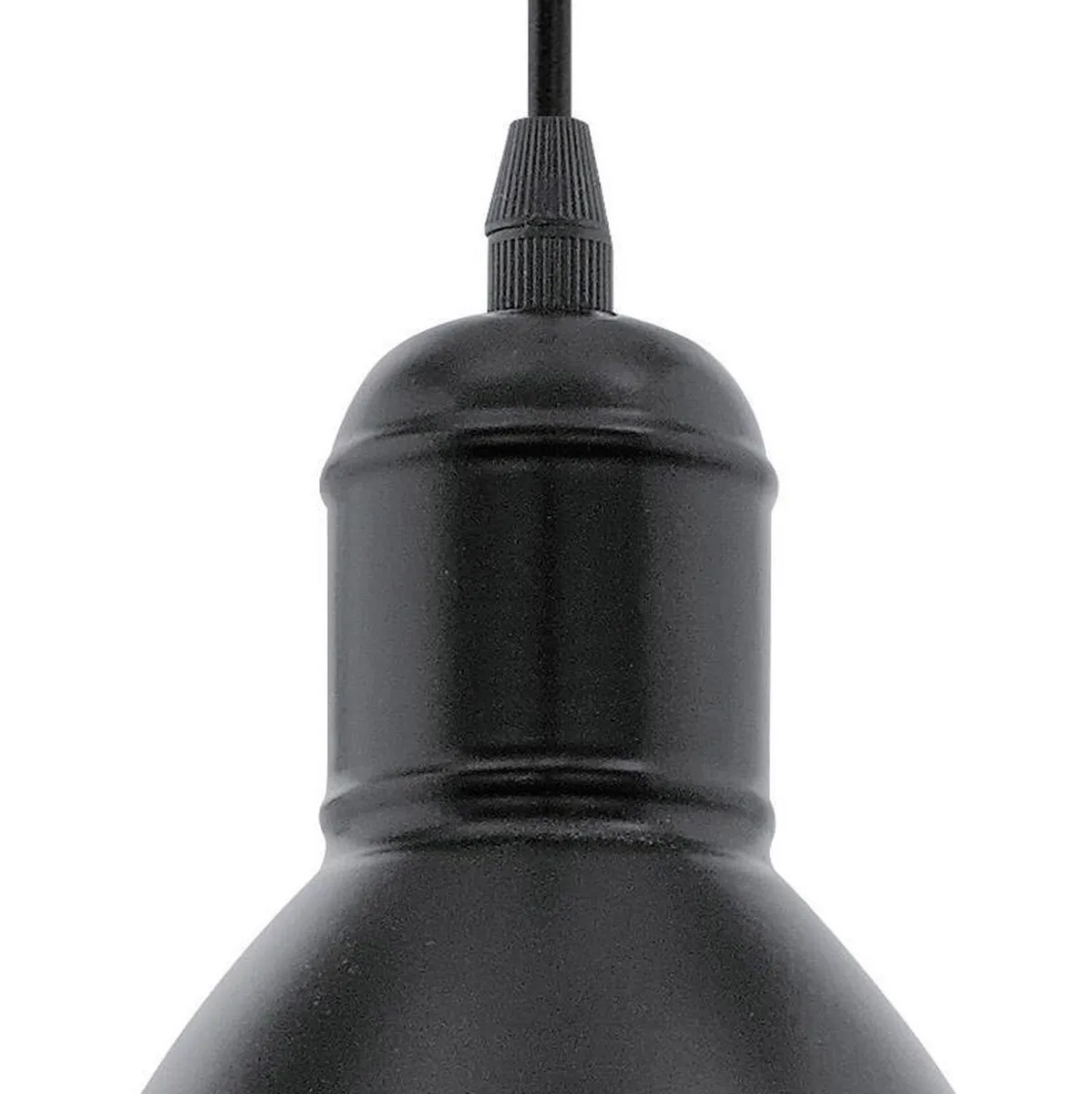 Eglo Vintage Priddy Hanglamp Ø16cm - Zwart/Wit