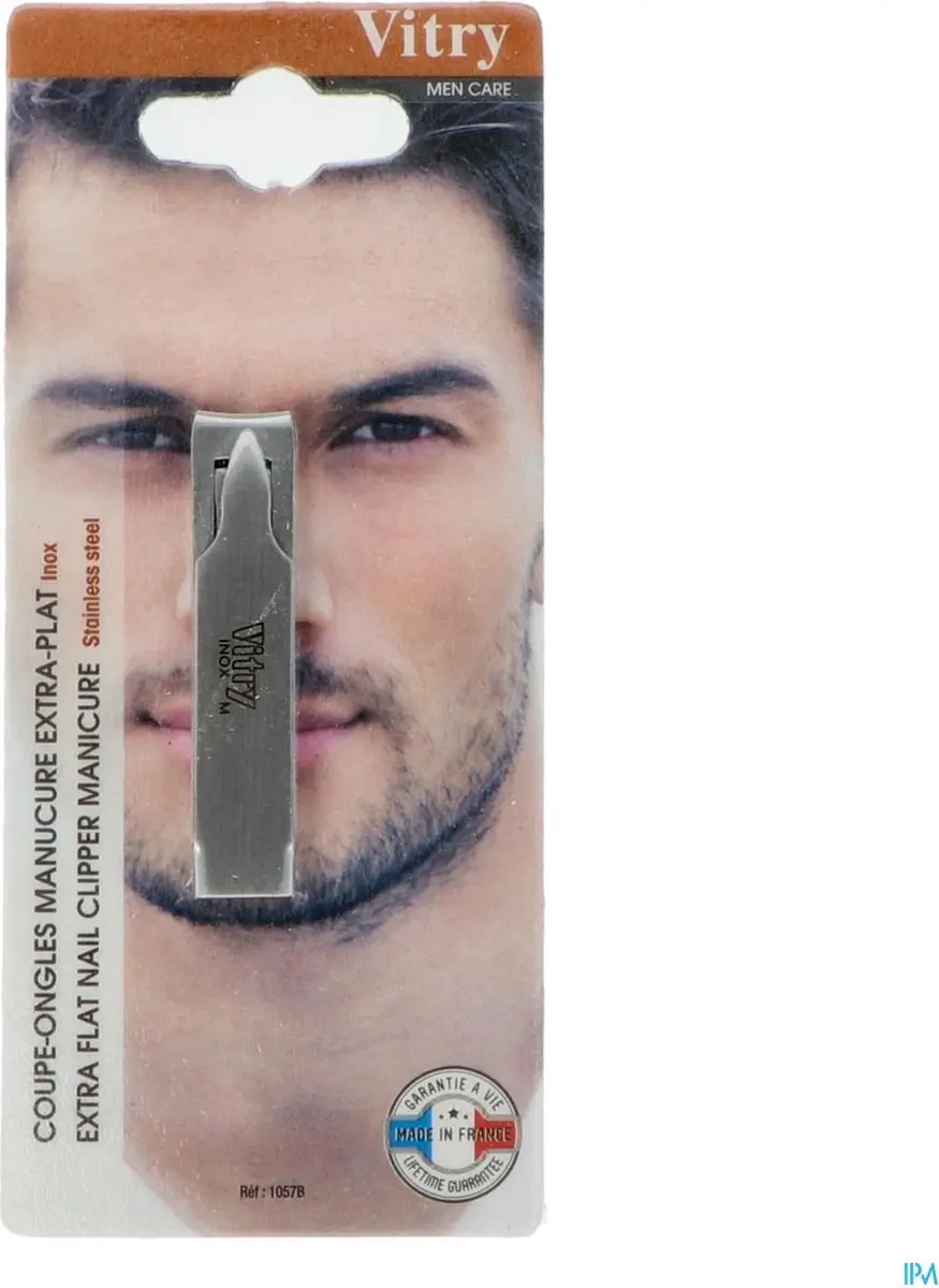 Vitry Manicure Nageltrimmer Extra Plat - Roestvrij Staal