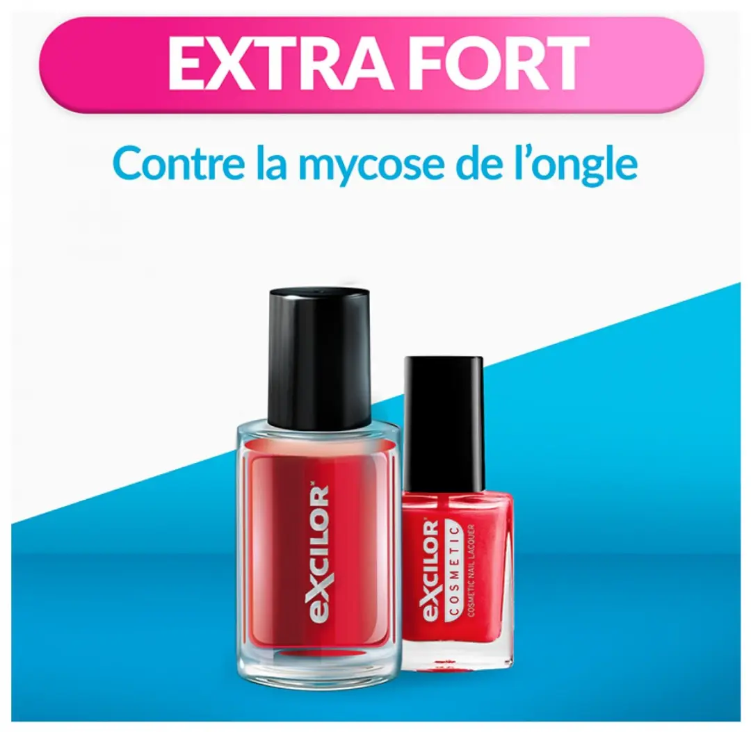 Excilor Forte Color Red Schimmelnagel 38ml - Nagellak 8ml - afbeelding 6 van 6