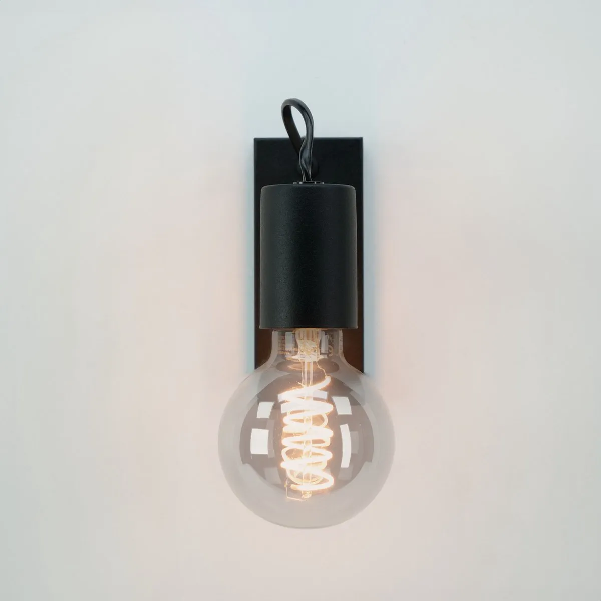 Eglo Bailrigg Wandlamp E27 - Zwart/Bruin