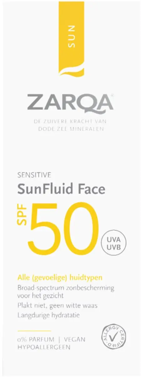 Zarqa SunFluid Face SPF50 Sensitive 50ml