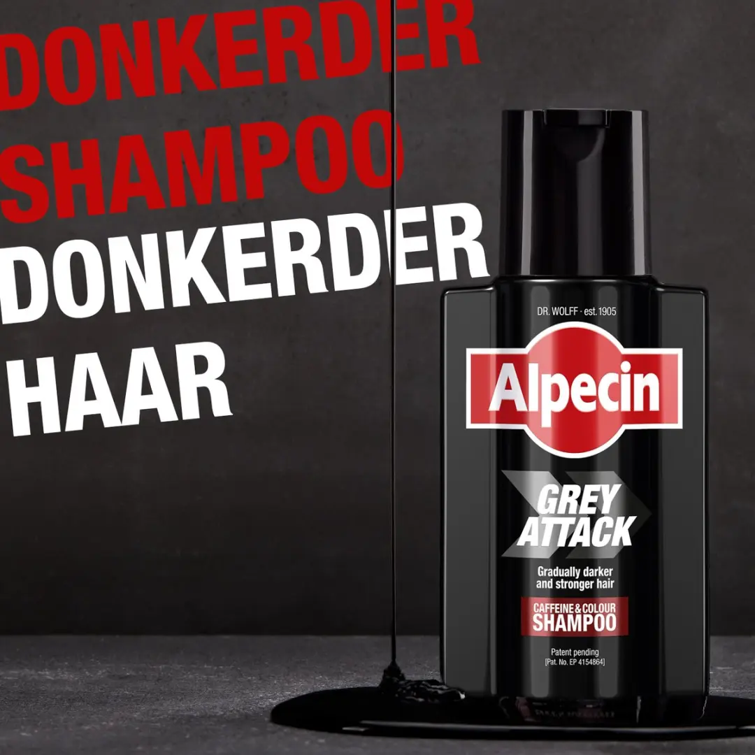 Alpecin Grey Attack Cafeïne Shampoo 3x200ml