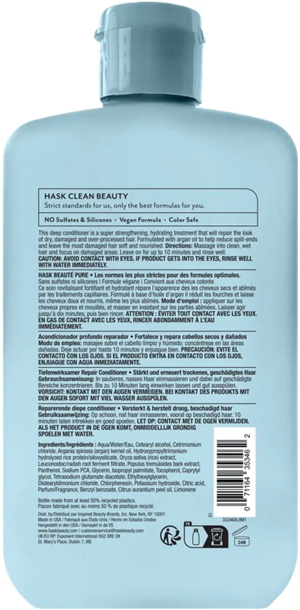 Hask Argan Oil Repairing Deep Conditioner 236ml