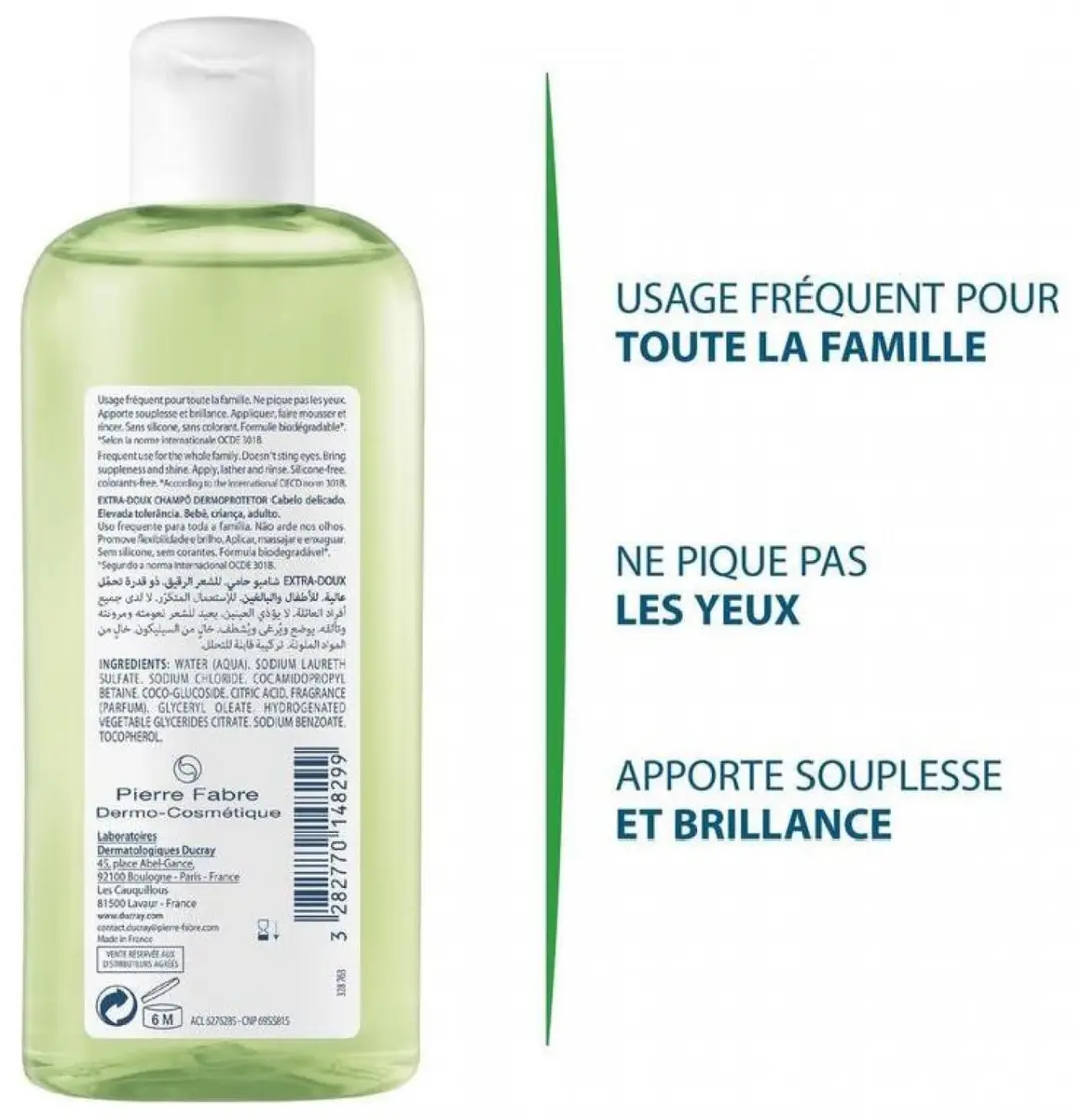 Ducray Extra-Doux Dermo-Protecteur Shampoo 200ml
