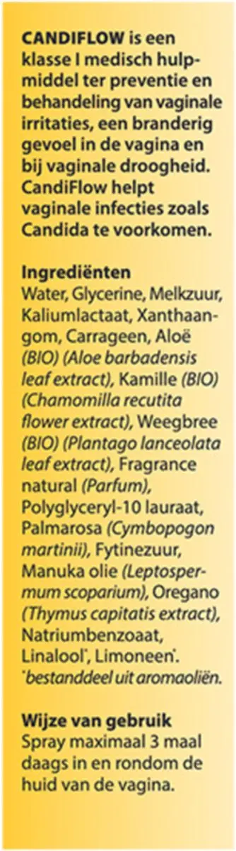 Bloem CandiFlow Vaginale Spray 50ml
