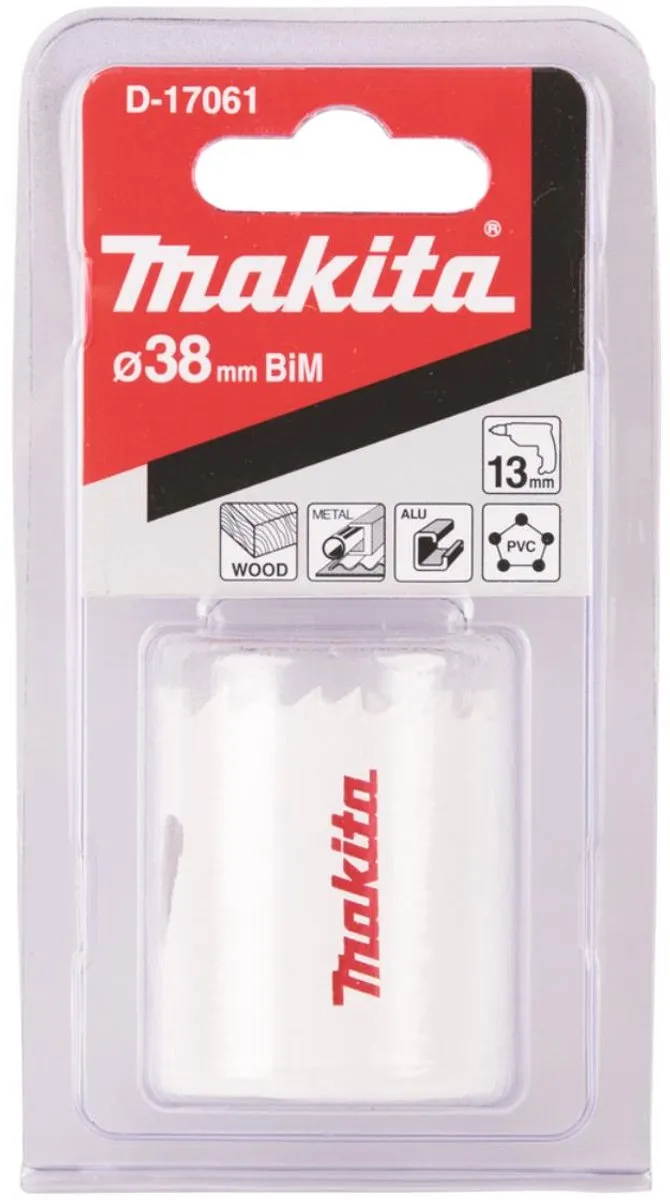 Makita D-17061 Gatzaag 38mm - Hout/Kunststof/Gips/Staal