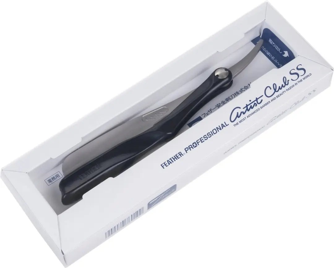 Feather SS Open Scheermes - 1 Mesje - Zwart