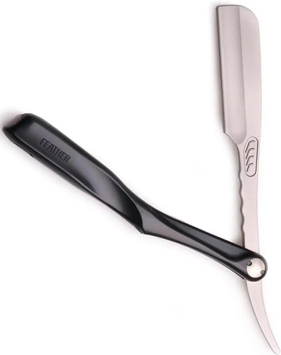 Feather SS Open Scheermes - 1 Mesje - Zwart