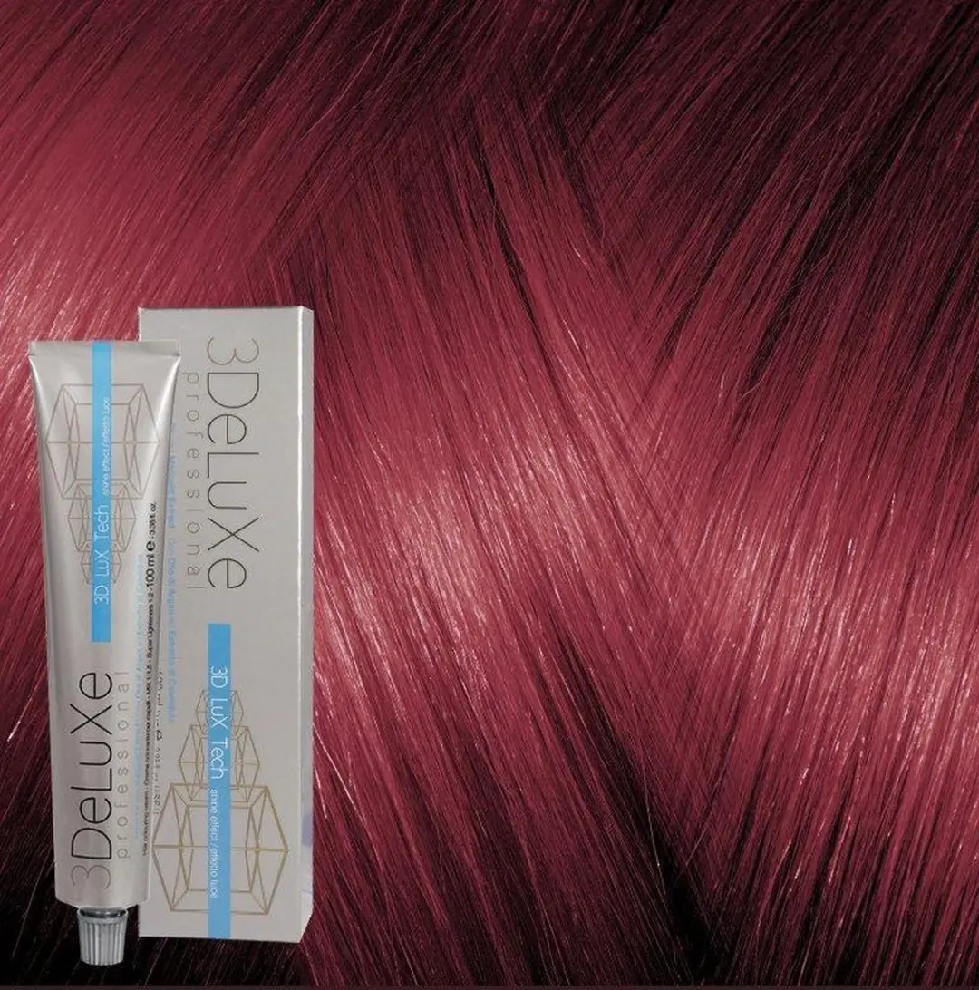 3Deluxe Haarverf Cream 100ml - Rood - Permanent