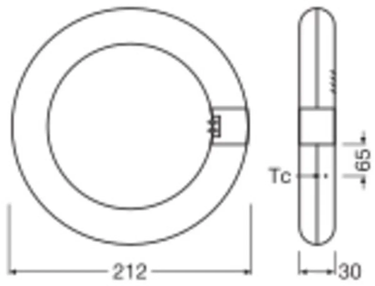 LEDVANCE LED Buis T9 Value Circulair 11W 1200lm Warm Wit - Mat