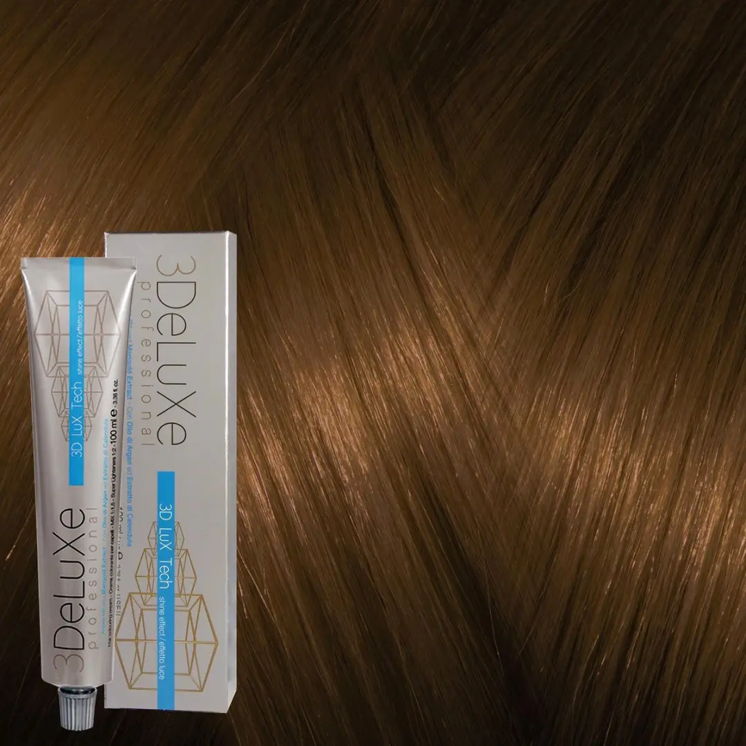 3Deluxe Haarverf Cream 7.07 Donker Blond - 100ml