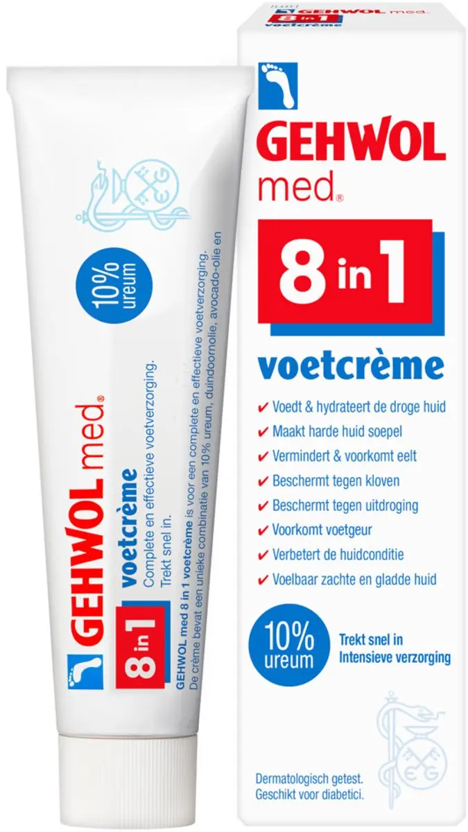 Gehwol Voetcrème 8 in 1 - 2x75ml