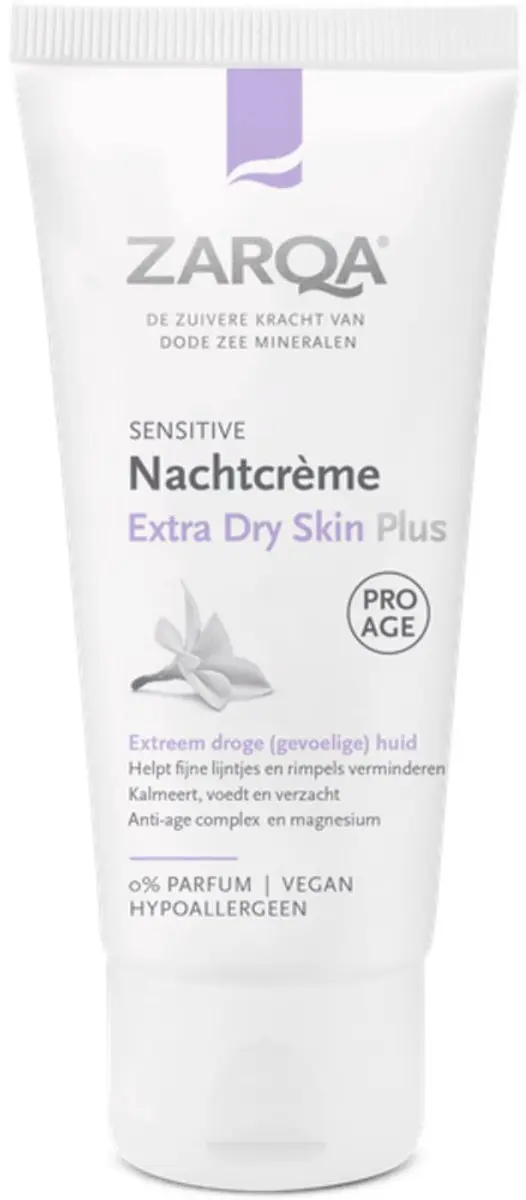 Zarqa Nachtcreme Extra Dry Plus Sensitive 3x50ml