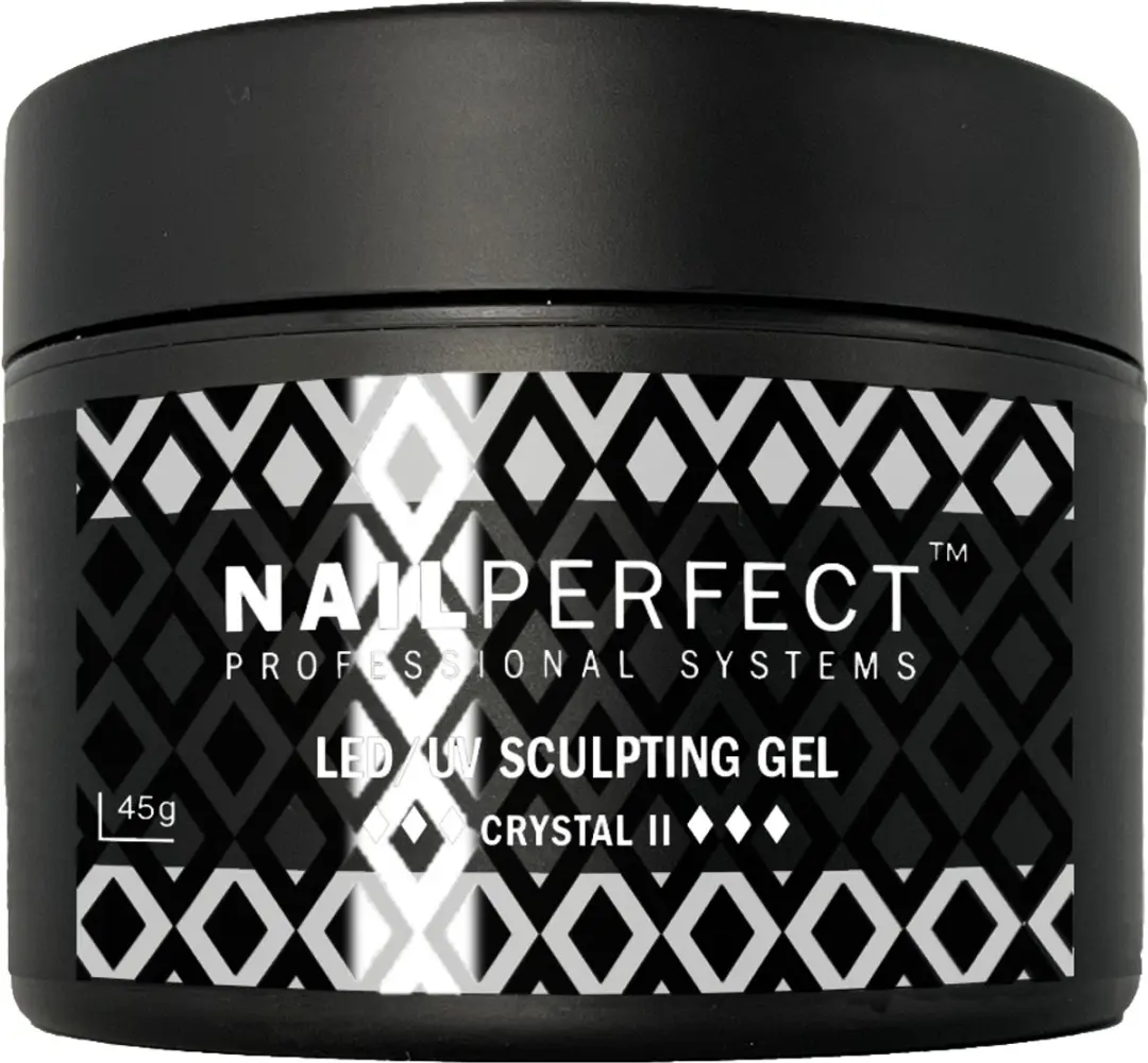NailPerfect LED/UV Sculpting Gel Crystal II - 45g