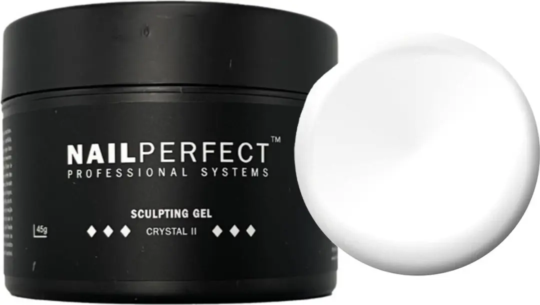 NailPerfect LED/UV Sculpting Gel Crystal II