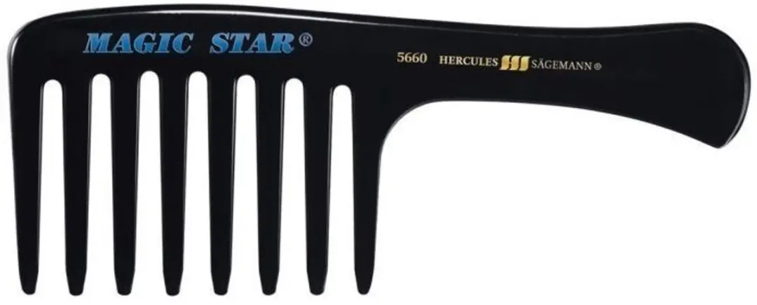 Hercules Sägemann 5660 Magic Star Strengenkam 9 Inch - Zwart
