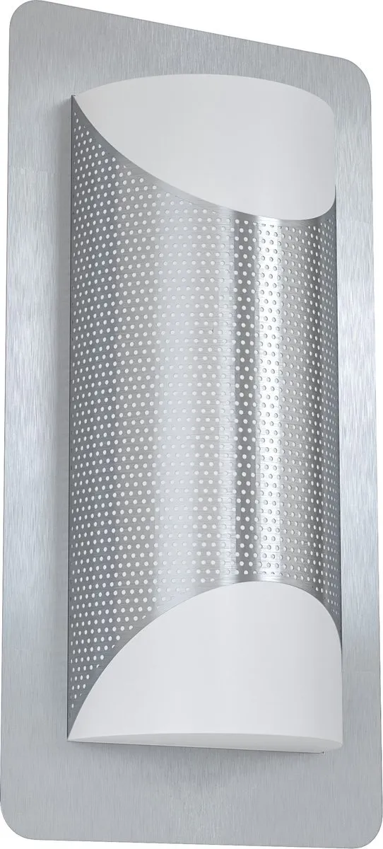 Eglo Cistierna 1 Wandlamp Buiten - 2 Lichtpunten - Ø18cm - RVS Wit