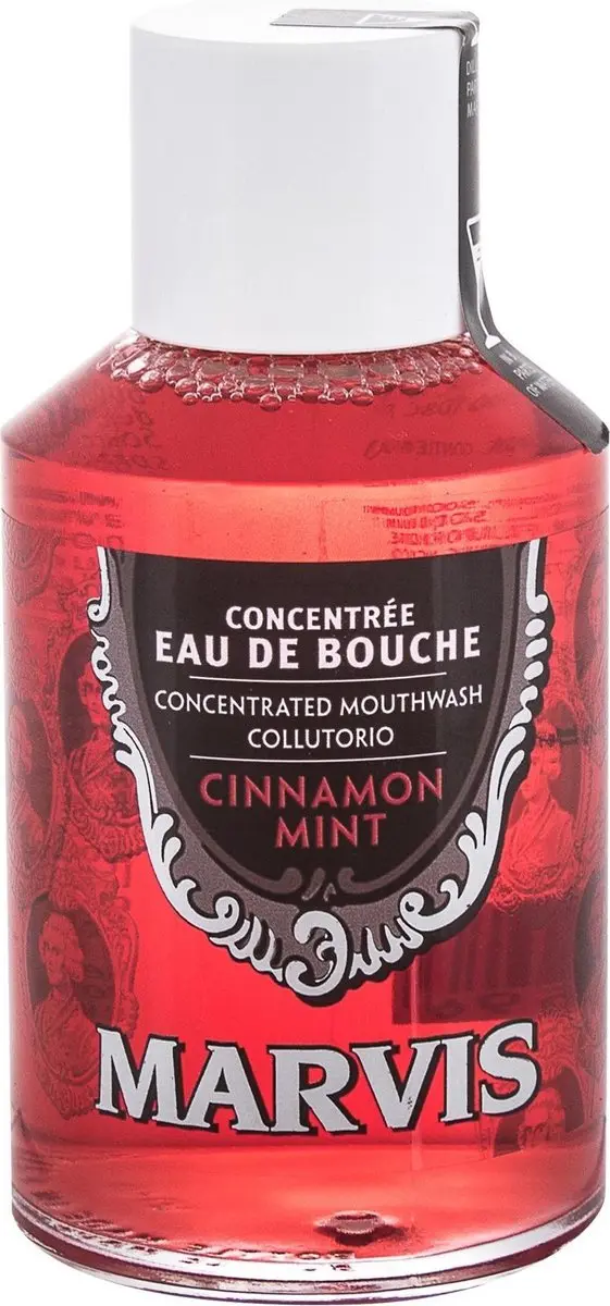 Marvis Mondwater Cinnamon Mint 120ml - Rood