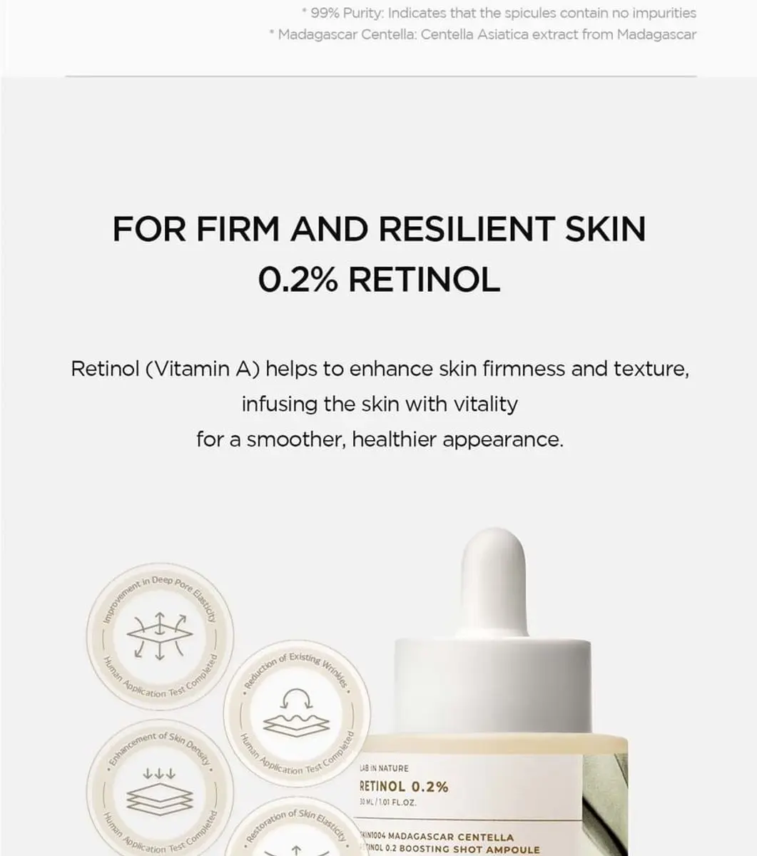 Skin1004 Madagascar Centella Retinol 0.2 Ampoule 30ml
