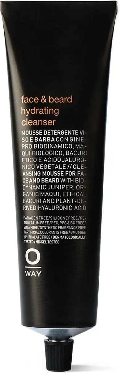 Oway Men Face & Beard Hydrating Cleanser 150ml