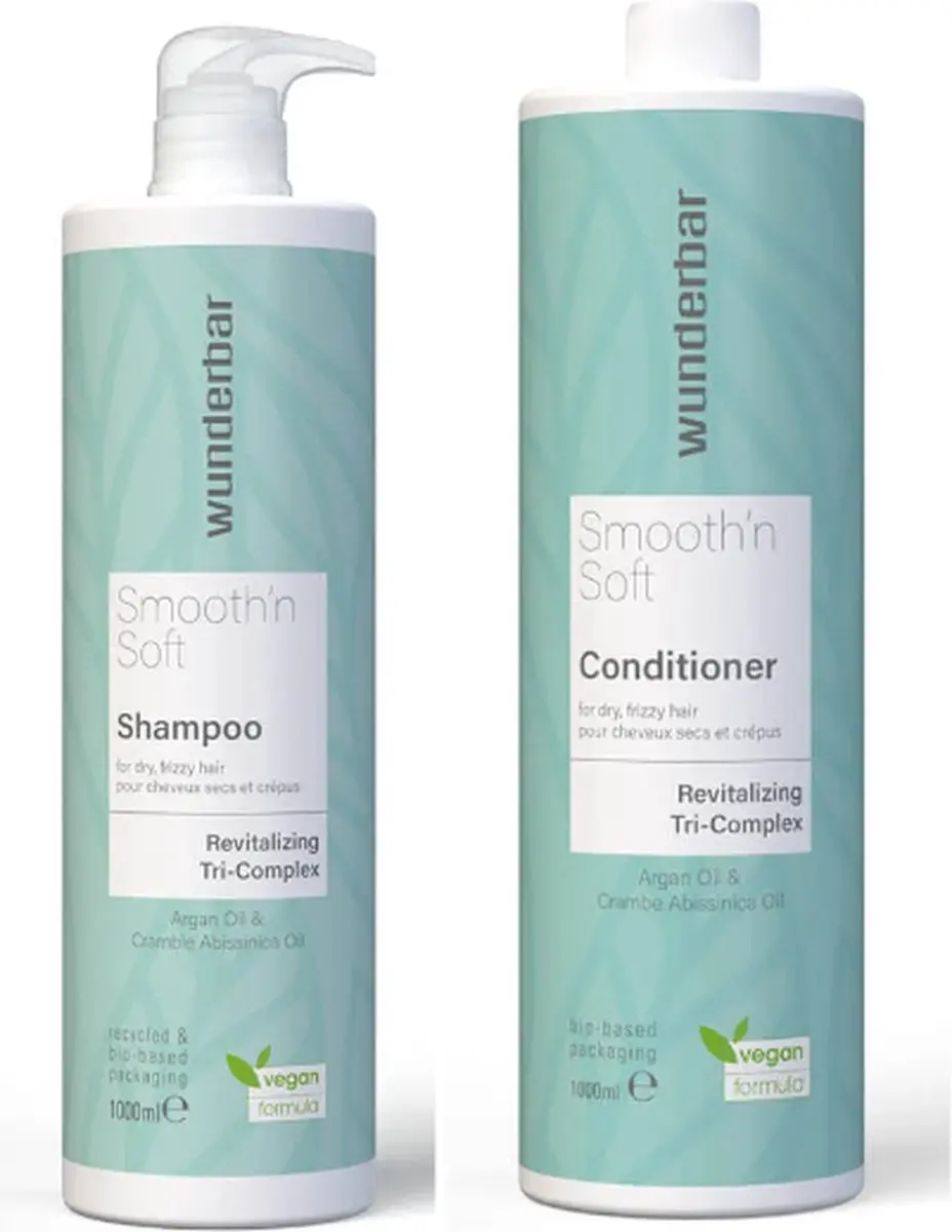 Wunderbar Smooth'n Soft Duo Shampoo & Conditioner 2L