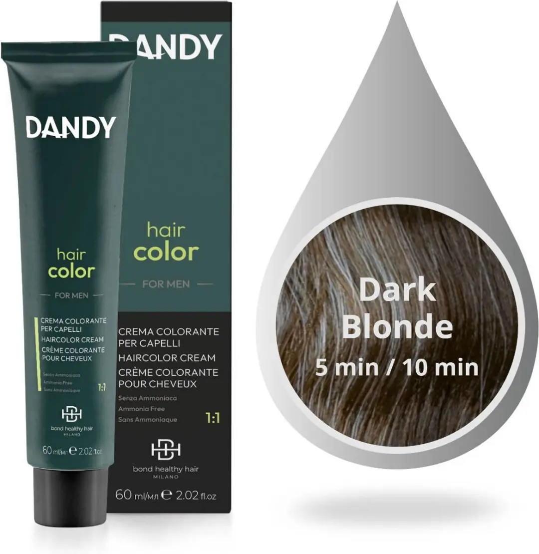 Dandy Man Hair Color 6 Donkerblond 60ml