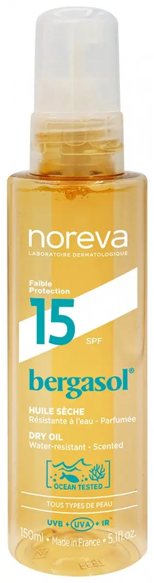 NOREVA Bergasol Droge Olie SPF15 150ml
