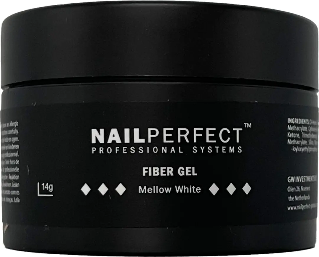 NAILPERFECT Fiber Gel Mellow White 150ml