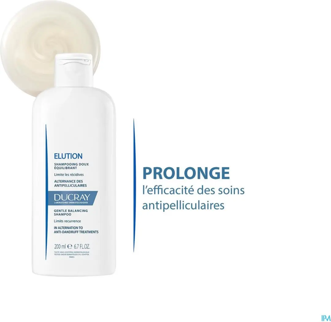 Ducray Elution Shampoo Doux Équilibrant 200ml