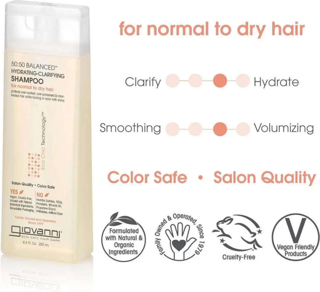 Giovanni Cosmetics 50:50 Balancing Shampoo 250ml