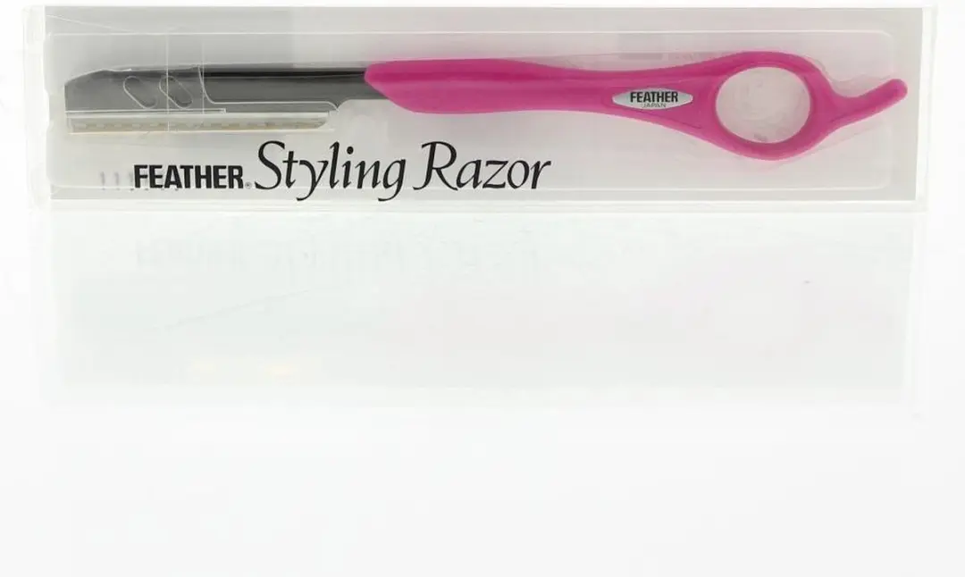 Feather Styling Razor Titanium Roze